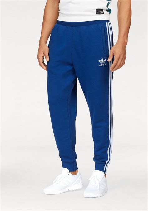 adidas jogginghose mit reißverschluss blau herren